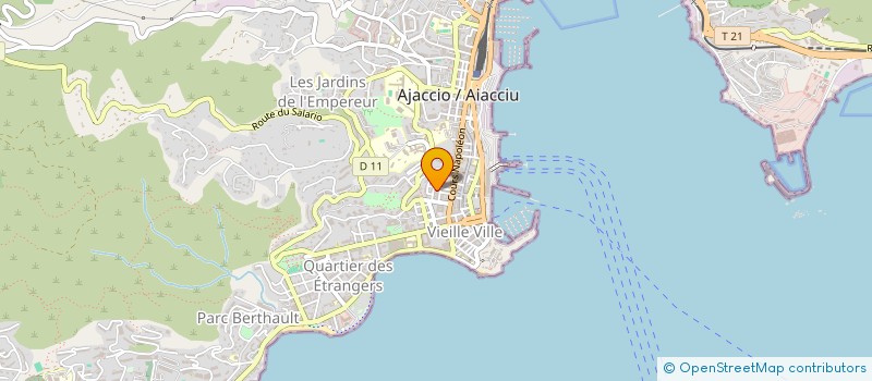 localisation de l'entreprise MONSIEUR ADRIEN WOLLIUNG à AJACCIO