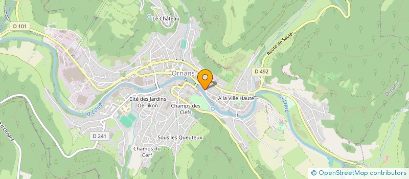 localisation de l'entreprise MONSIEUR ADRIEN ZACHARIAS à ORNANS