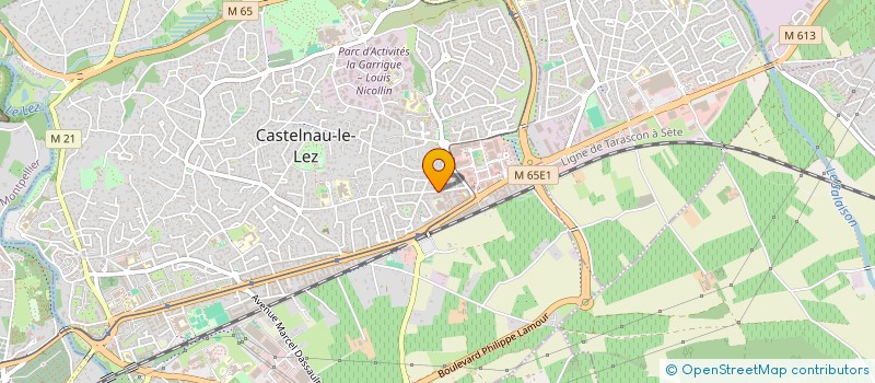 localisation de l'entreprise MONSIEUR ADRIEN ZERBINI  CASTELNAU-LE-LEZ
