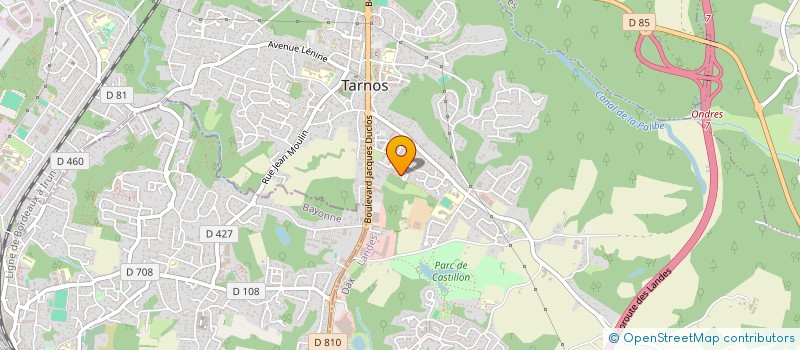 localisation de l'entreprise MONSIEUR ADRYEN SANCHEZ  TARNOS