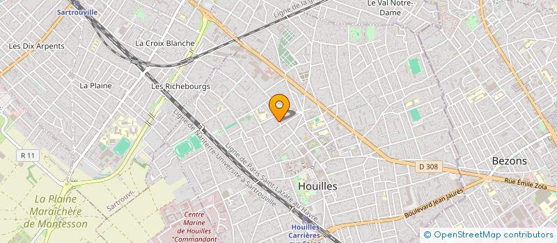 localisation de l'entreprise MONSIEUR ADSON DA SILVA ROSA à HOUILLES