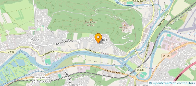 localisation de l'entreprise MONSIEUR ADYL BENDRIOUA  BAVANS