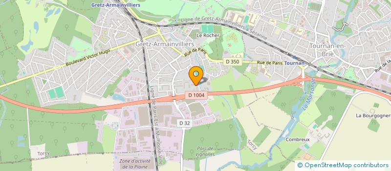 localisation de l'entreprise MONSIEUR ADYL BENZEROUAL  GRETZ-ARMAINVILLIERS