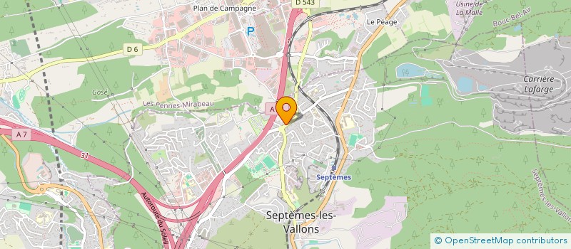 localisation de l'entreprise MONSIEUR AEBI SAMO à SEPTEMES-LES-VALLONS