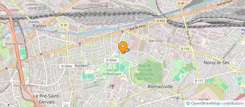 localisation de l'entreprise MONSIEUR AERON LAVERSIN à ROMAINVILLE
