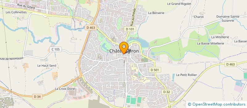 localisation de l'entreprise MONSIEUR AERTON SERGUES à CHATEAUGIRON