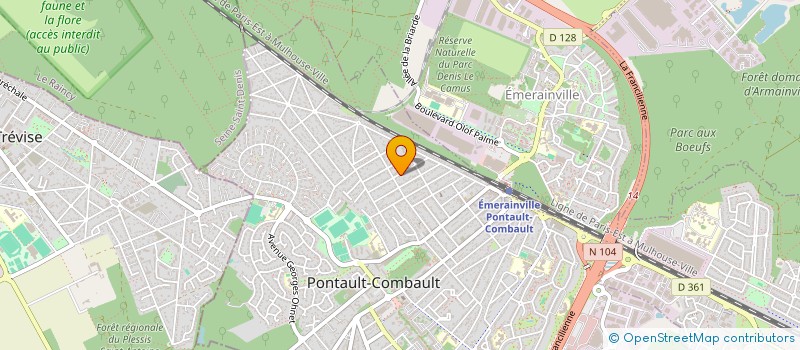 localisation de l'entreprise MONSIEUR AFFAK HUSSAIN à PONTAULT-COMBAULT