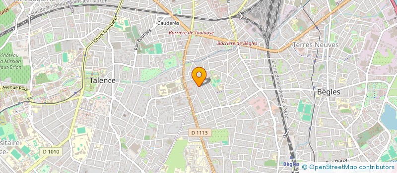 localisation de l'entreprise MONSIEUR AFFANE SAIFFOUDINE BACAR  BEGLES