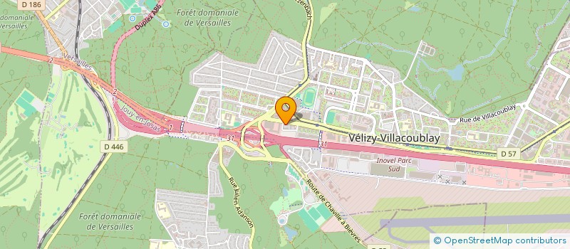 localisation de l'entreprise MONSIEUR AFFRAMAN ADOMANGAN  VELIZY-VILLACOUBLAY