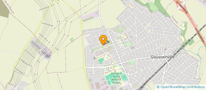 localisation de l'entreprise MONSIEUR AFID RAIS  GOUSSAINVILLE