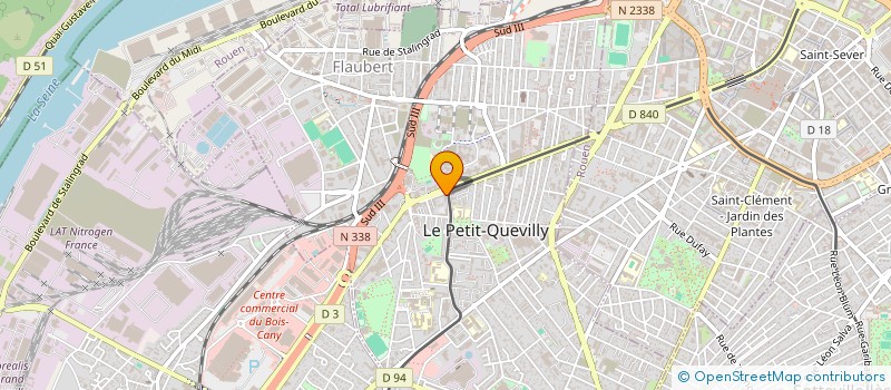 localisation de l'entreprise MONSIEUR AFIF AMROUCHI à LE PETIT-QUEVILLY