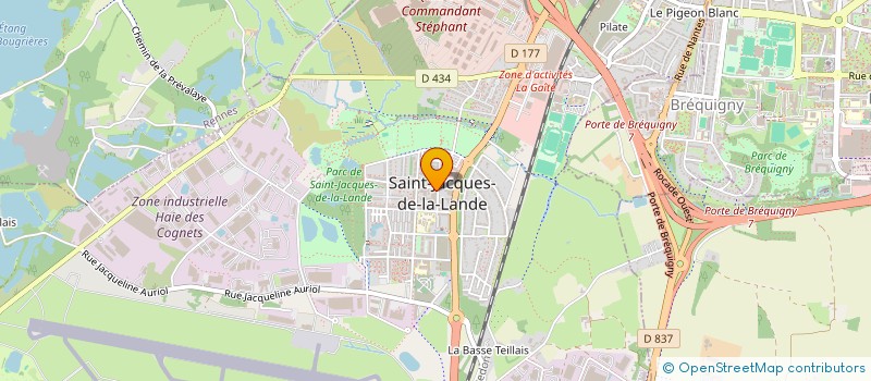 localisation de l'entreprise MONSIEUR AFIF ATTIE  SAINT-JACQUES-DE-LA-LANDE