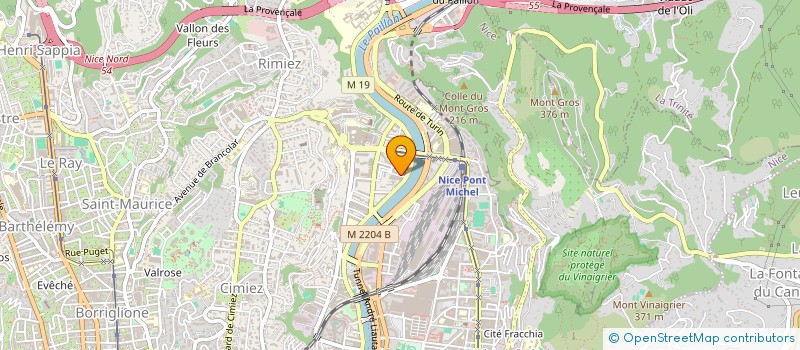 localisation de l'entreprise MONSIEUR AFIF BAKLOUTI à NICE
