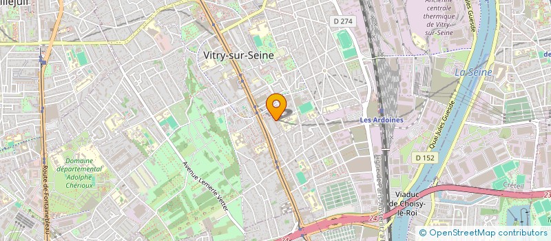 localisation de l'entreprise MONSIEUR AFIF BOUAGADA  VITRY-SUR-SEINE