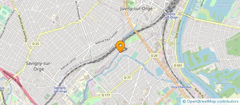 localisation de l'entreprise MONSIEUR AFIF DJELLAL à VIRY-CHATILLON