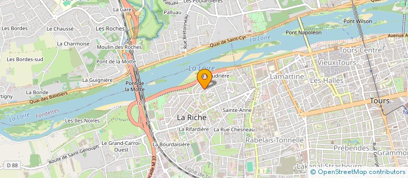 localisation de l'entreprise MONSIEUR AFIF HASSANI  LA RICHE