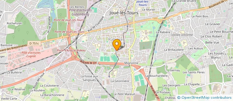 localisation de l'entreprise MONSIEUR AFIF MALKI  JOUE-LES-TOURS