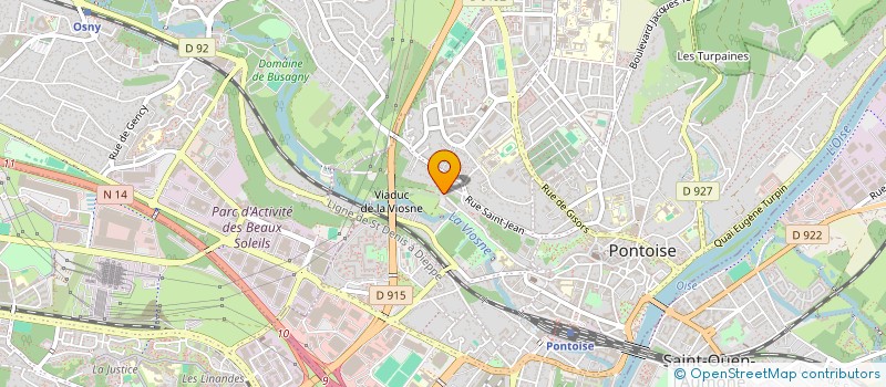 localisation de l'entreprise MONSIEUR AFIF OUERIEMMI  PONTOISE