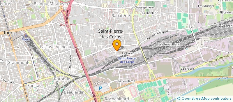 localisation de l'entreprise MONSIEUR AFIF TAHRI  SAINT-PIERRE-DES-CORPS