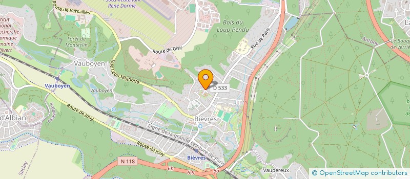 localisation de l'entreprise MONSIEUR AFKAR CHANGRIHA  BIEVRES