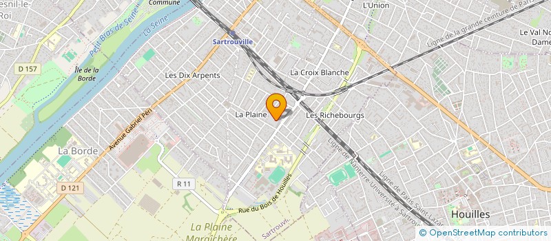 localisation de l'entreprise MONSIEUR AFMANE RAZAFINDRAVAO  SARTROUVILLE