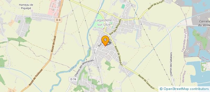 localisation de l'entreprise MONSIEUR AFONSO LOPES MABIALA  LAGARDELLE-SUR-LEZE