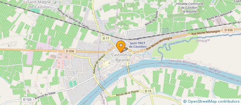 localisation de l'entreprise MONSIEUR AFONSO PIRES MIRANDA à CASTILLON-LA-BATAILLE