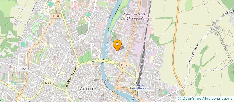 localisation de l'entreprise MONSIEUR AFRIM GEGHYSENI à AUXERRE