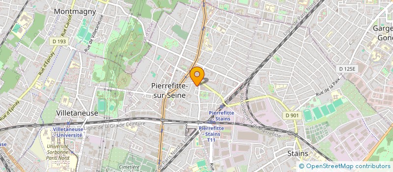 localisation de l'entreprise MONSIEUR AFSAR AHMED à PIERREFITTE-SUR-SEINE