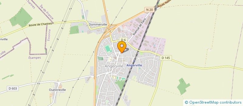 localisation de l'entreprise MONSIEUR AFSOIH MOUSSA à ANGERVILLE