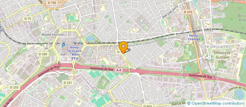 localisation de l'entreprise MONSIEUR AFZAAL MOHAMMAD  NOISY-LE-GRAND