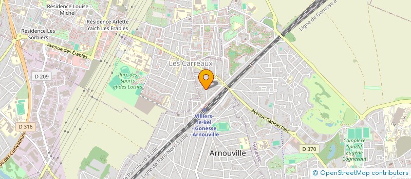 localisation de l'entreprise MONSIEUR AFZAL MUHAMMAD  ARNOUVILLE