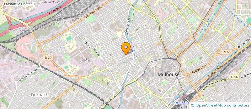 localisation de l'entreprise MONSIEUR AFZAL SHIRZAD  MULHOUSE