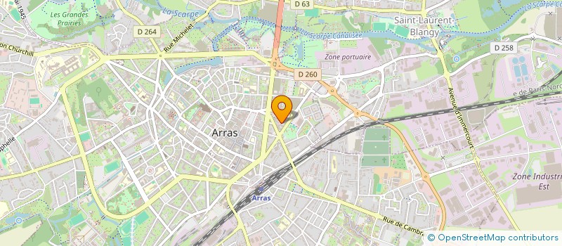 localisation de l'entreprise MONSIEUR AFZAL SIDDIQUE à ARRAS