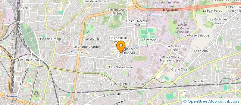 localisation de l'entreprise MONSIEUR AGAILLE N'GINAMAU à ORLEANS