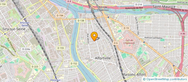 localisation de l'entreprise MONSIEUR AGATHE BARRE à ALFORTVILLE