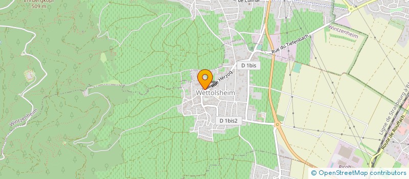 localisation de l'entreprise MONSIEUR AGATHE KLINGNER  WETTOLSHEIM