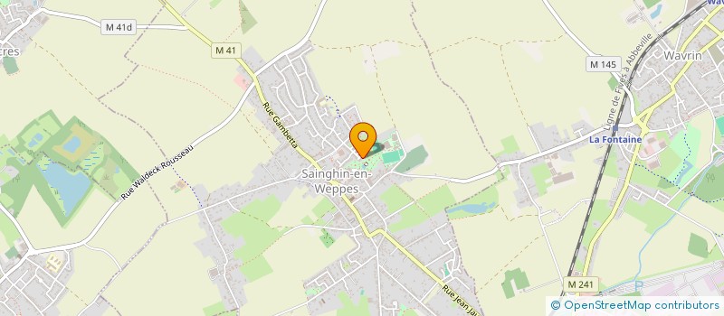 localisation de l'entreprise MONSIEUR AGATHON DISSAUX  SAINGHIN-EN-WEPPES