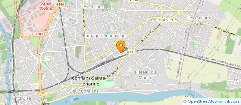 localisation de l'entreprise MONSIEUR AGATIA CORDUS  CONFLANS-SAINTE-HONORINE