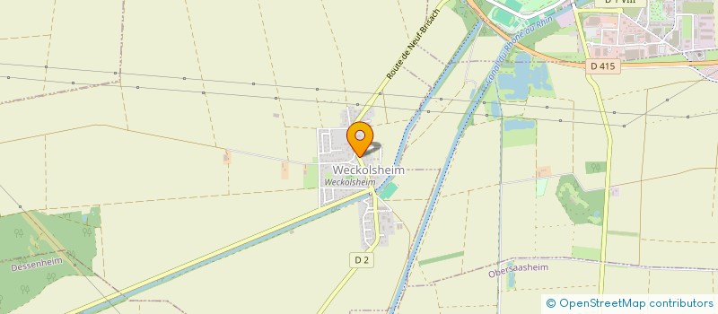 localisation de l'entreprise MONSIEUR AGBEKO KOMI AMEDZRO  WECKOLSHEIM