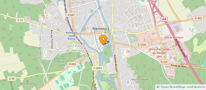 localisation de l'entreprise MONSIEUR AGBEMEBIA AGODJRO à NEMOURS