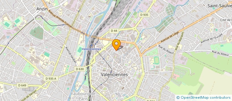 localisation de l'entreprise MONSIEUR AGHAGUL AFZALY  VALENCIENNES