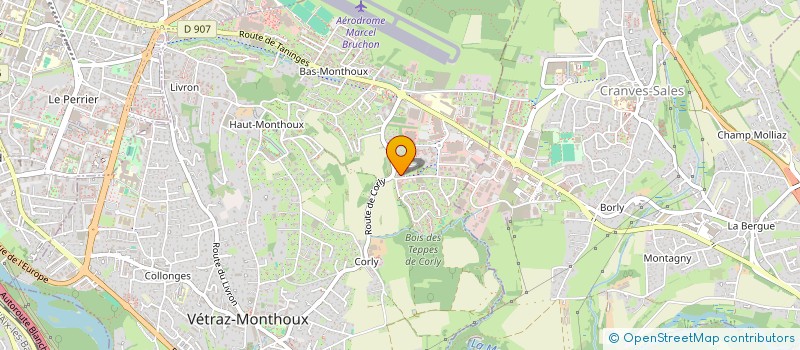 localisation de l'entreprise MONSIEUR AGHARAHIM ROSTAMI  VETRAZ-MONTHOUX