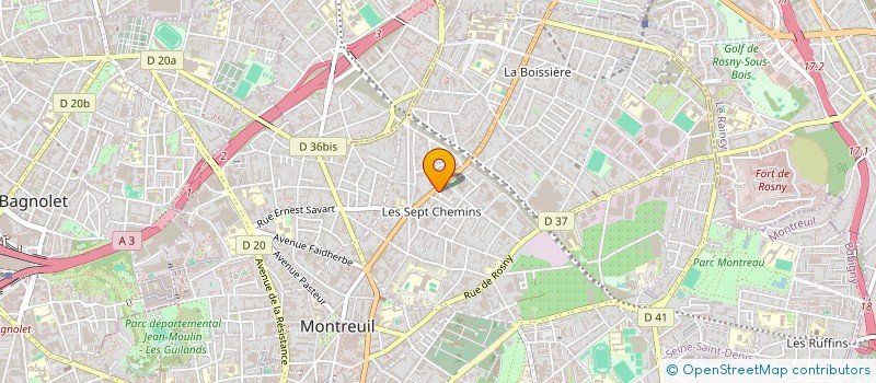 localisation de l'entreprise MONSIEUR AGHILAS AGUENIHANAI à MONTREUIL