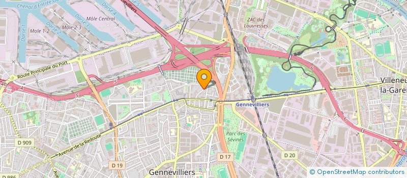 localisation de l'entreprise MONSIEUR AGHILAS CHEMMI à GENNEVILLIERS