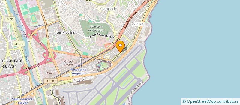 localisation de l'entreprise MONSIEUR AGHILAS SIAD  NICE