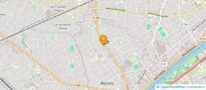 localisation de l'entreprise MONSIEUR AGHILASSE SI HADJ MOHAND à BEZONS