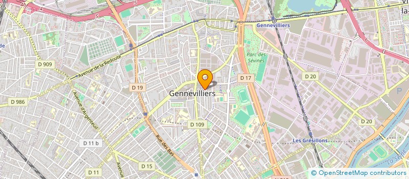 localisation de l'entreprise MONSIEUR AGHILES ACHIR à GENNEVILLIERS