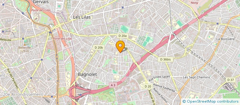 localisation de l'entreprise MONSIEUR AGHILES ADKHIS à BAGNOLET
