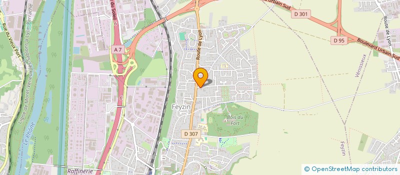 localisation de l'entreprise MONSIEUR AGHILES BELARBI  FEYZIN